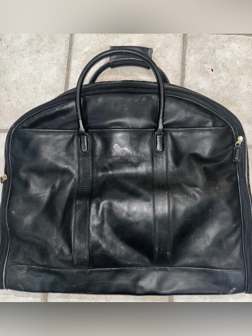 Rare limited Ed VTG coach leather garment bag
